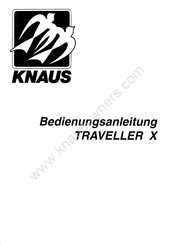 KNAUS Traveller X Bedienungsanleitung