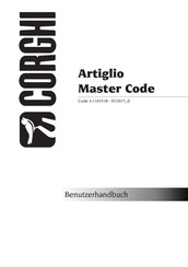 Corghi ARTIGLIO MASTER CODE Benutzerhandbuch
