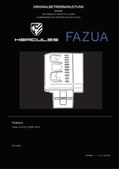 FAZUA 20-Y-0001 Originalbetriebsanleitung