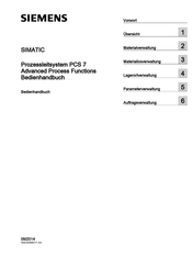 Siemens PCS 7 Bedienhandbuch