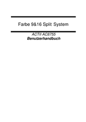 ACTi AC8755 Benutzerhandbuch