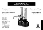 BRAND Dispensette Organic Gebrauchsanleitung