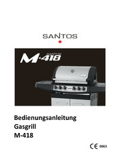 Santos grills M-418 Bedienungsanleitung