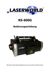 Laserworld RS-600G Bedienungsanleitung