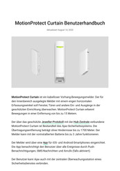 AJAX MotionProtect Curtain Benutzerhandbuch