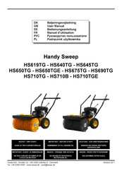 Texas A/S Handy Sweep 650TGE Bedienungsanleitung