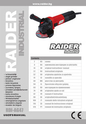 Raider RDI-AG47 Originalbetriebsanleitung
