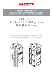 Palazzetti ECOFIRE ELETTRA Serie Produkthandbuch