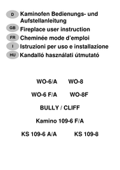 Wamsler WO 109-8F/O Bedienungs- Und Aufstellanleitung