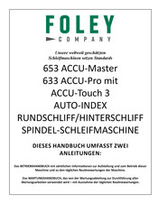 Foley 653 ACCU-MASTER Betriebshandbuch
