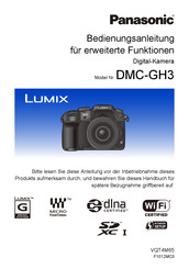 Panasonic Lumix DMCGH3EC Bedienungsanleitung Für Erweiterte Funktionen