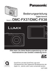 Panasonic Lumix DMC-FX37 Bedienungsanleitung