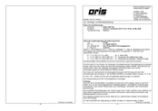 Oris KF192 Montage- Und Betriebsanleitung