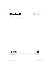 EINHELL TC-HS 18 Li Originalbetriebsanleitung