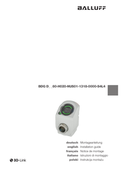 Balluff BDG DA060-H020-NUS01-1318-0000-S4L4 Montageanleitung