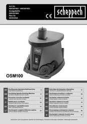 Scheppach OSM100 Original Bedienungsanleitung