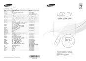 Samsung UE46ES7000SXZF Benutzerhandbuch