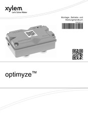 Xylem Optimyze Montage-, Betriebs- Und Wartungshandbuch