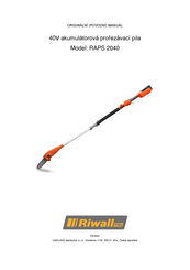 Riwall PRO RAPS 2040 Bedienungsanleitung