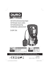 Duro Pro D-DP 750 Bedienungsanleitung