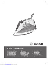 Bosch TDS12-Serie SensorSteam Gebrauchsanleitung