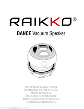 Raikko DANCE Bedienungsanleitung