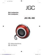 JGC JGC-ML-400 Bedienungsanleitung
