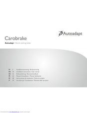 Autoadapt Carobrake Einbauanleitung/Benutzerhandbuch