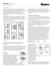 Hunter Mini-Clik Installationskarte