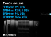 Canon EF 135 mm/2,0 L USM Bedienungsanleitung