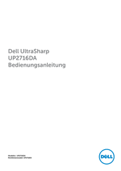 Dell UltraSharp UP2716DA Bedienungsanleitung