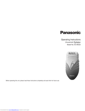 Panasonic ES-WS20 Bedienungsanleitung
