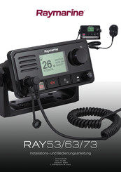Raymarine RAY73 Installations- Und Bedienungsanleitung