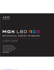 Azio MGK L80 RGB Schnellstartanleitung
