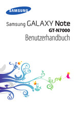 Samsung Galaxy Note Benutzerhandbuch