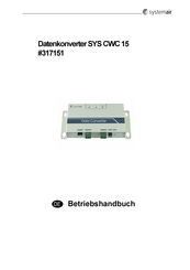 SystemAir SYS CWC 15 Betriebshandbuch