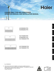 Haier AC90S2SH1FA Bedienungsanleitung Und Installationshandbuch