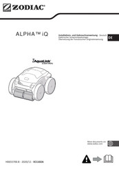 Zodiac Alpha iQ Installations- Und Sicherheitsanweisungen