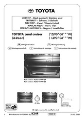 Toyota PZ427-J1900-ZA Montageanleitung