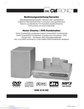 Clatronic DVD 619 HC Bedienungsanleitung