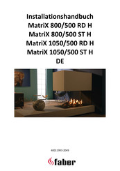 Faber MatriX 800/500 RD H Installationshandbuch