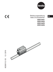 testo 0555 6454 Bedienungsanleitung