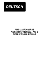 JUKI AMS-221F3020R/AW-3 Betriebsanleitung