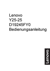 Lenovo Y25-25 Bedienungsanleitung
