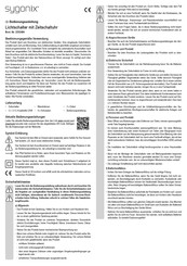 Sygonix 2252484 Bedienungsanleitung
