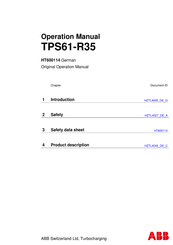 Abb TPS61-R35 HT600114 Original Bedienungsanleitung