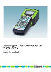 Phoenix Contact THERMOFOX Anwenderhandbuch