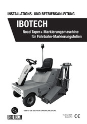 IBOTECH Road Taper+ Installation Und Betriebsanleitung