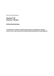 LinTech blueLino 4G+ Gebrauchsanweisung