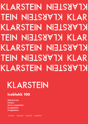 Klarstein Iceblokk 100 Handbuch